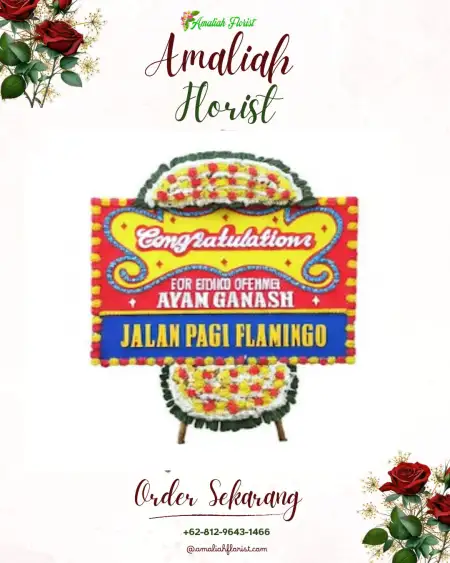 Sewa Papan Bunga Pakansari Cibinong